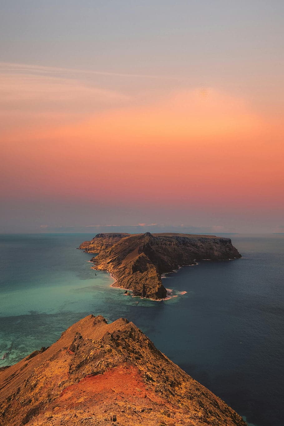 September across the water: the golden end of the archipelago, at Porto Santo.