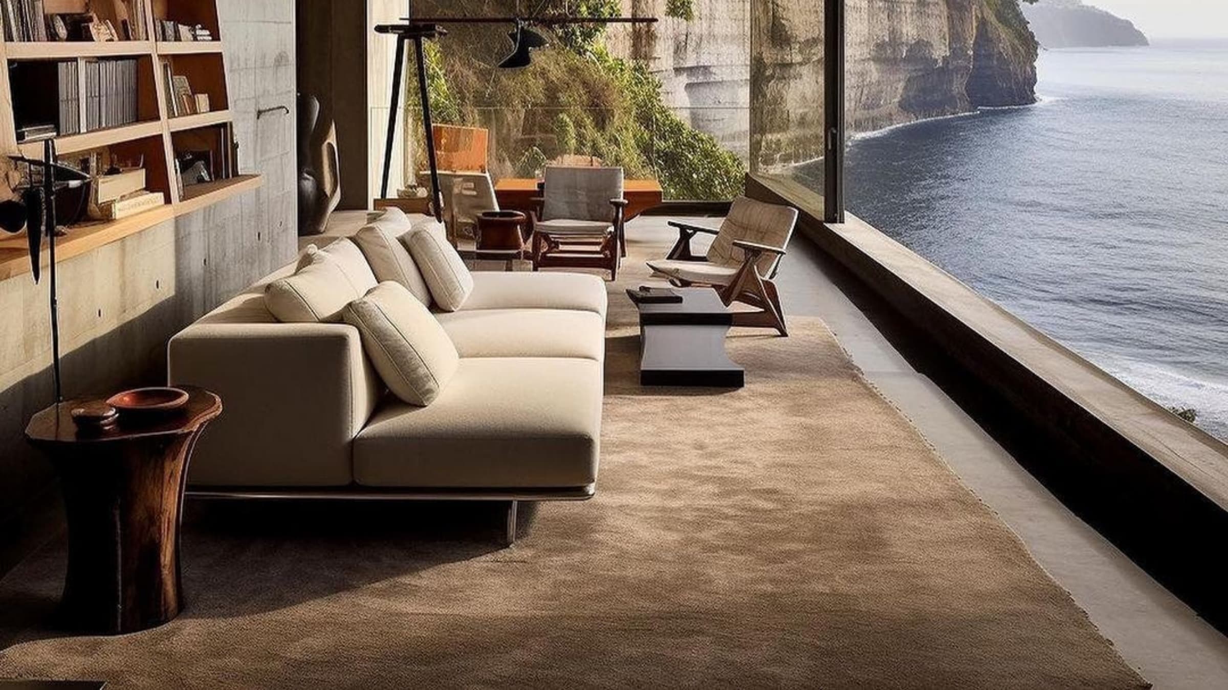 Inside this Madeira cliff-house